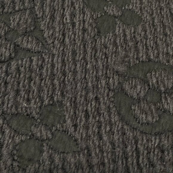 LOUIS VUITTON Eschar Progo Mania Anthracite - Scarf 94 Wool 402-080225 - Picture 2 of 5